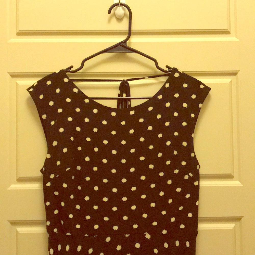 Perfect for work! LBD / cream polka-dots!